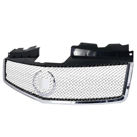 Overtime Front Grill for 03 to 06 Cadillac CTS, Chrome - 8 x 17 x 35 in. OV2654408